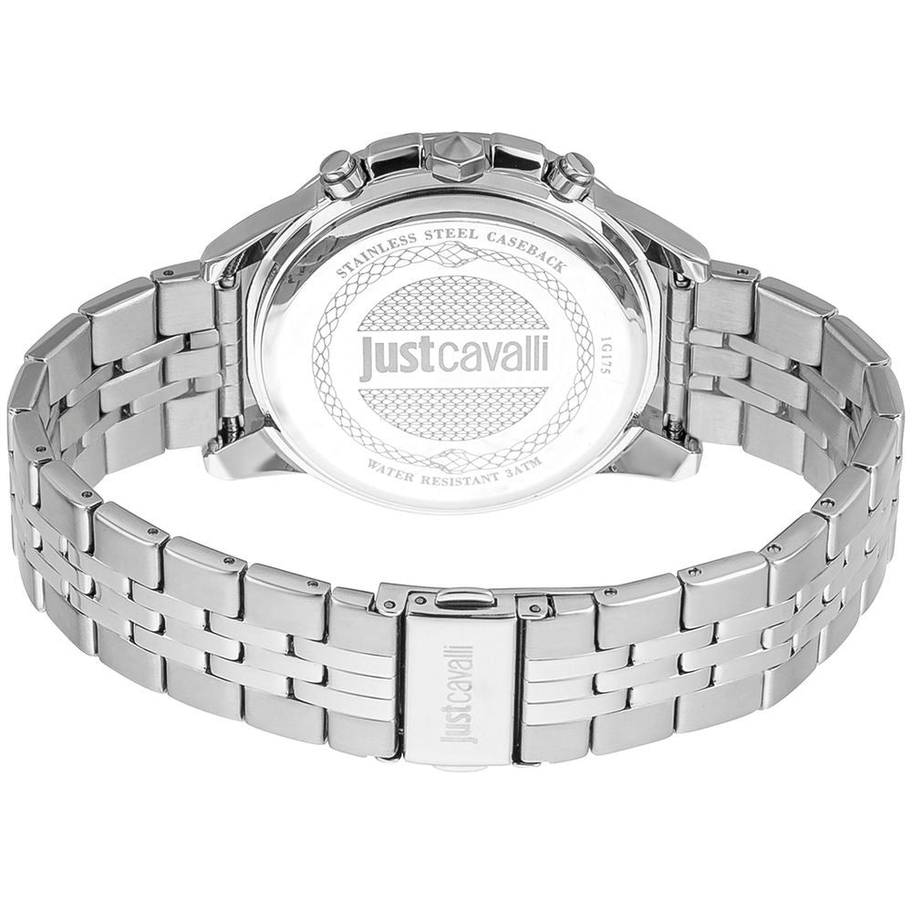 Just Cavalli Gray Stainless Steel Dress Watch