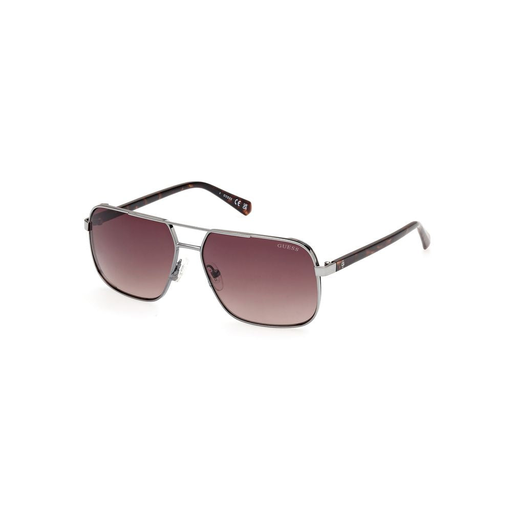 Guess Gray Metal Sunglasses