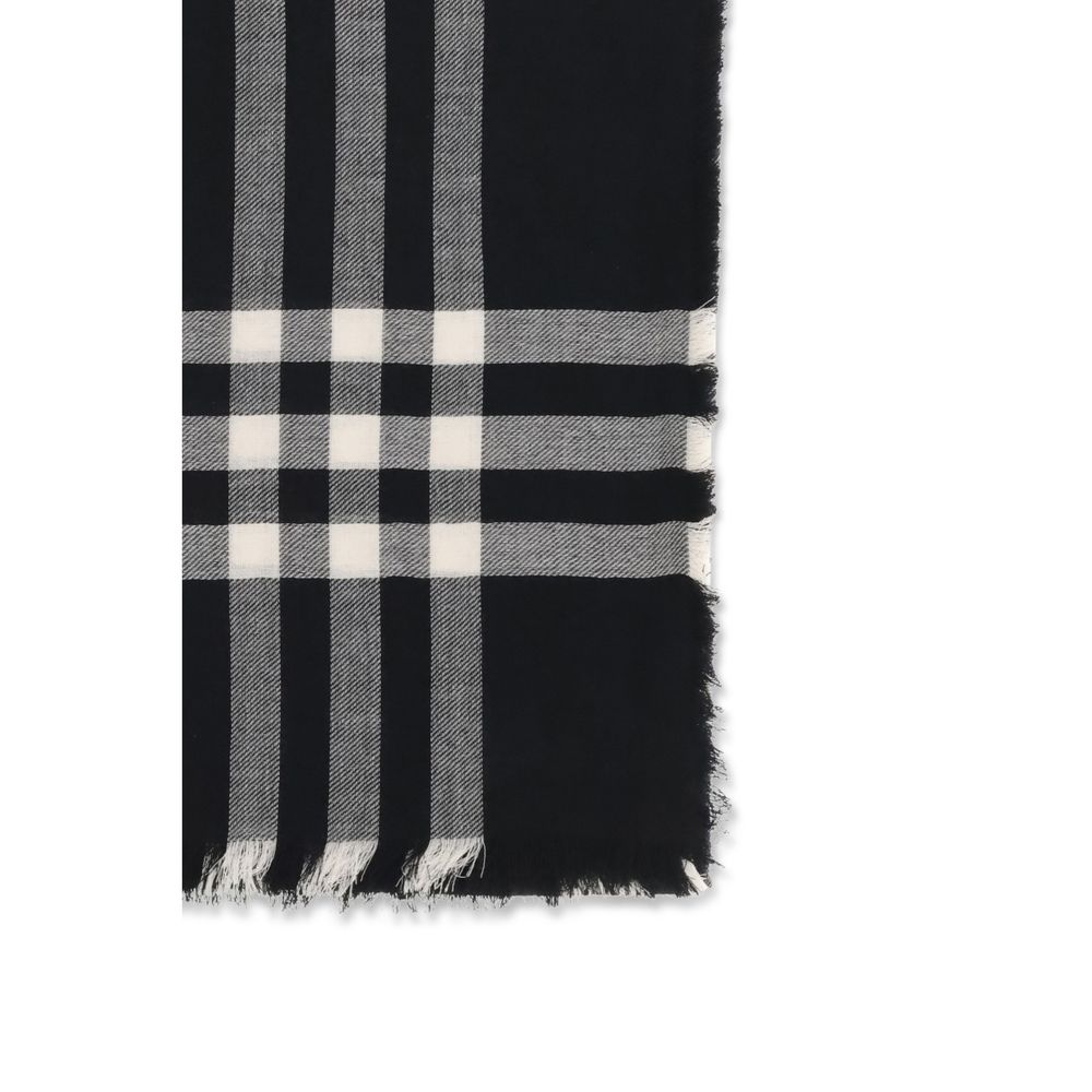 Burberry Black Wool Scarf