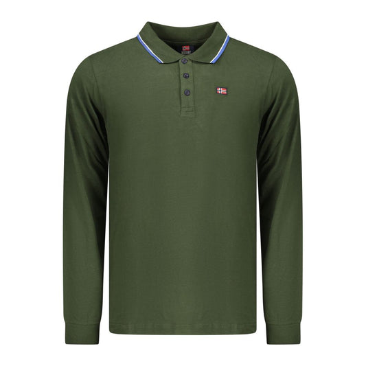 Norway 1963 Verde Cotton Men Polo