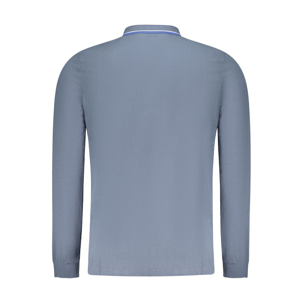 Norway 1963 Blue Cotton Men Polo Shirt