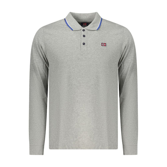 Norway 1963 "Grigio Cotton Mens Polo Shirt"