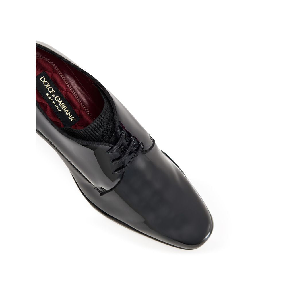 Dolce & Gabbana Black Leather Oxfords And Derbies