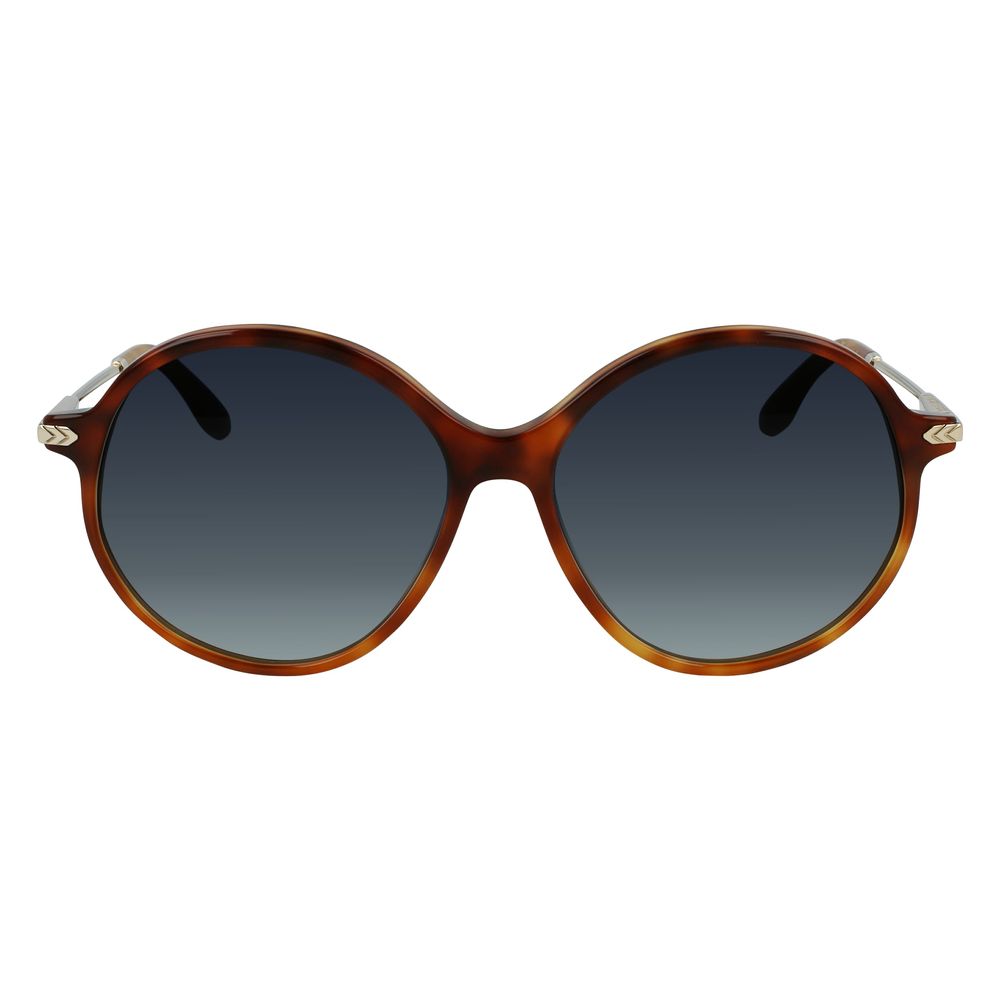 Victoria Beckham Brown Acetate Sunglasses