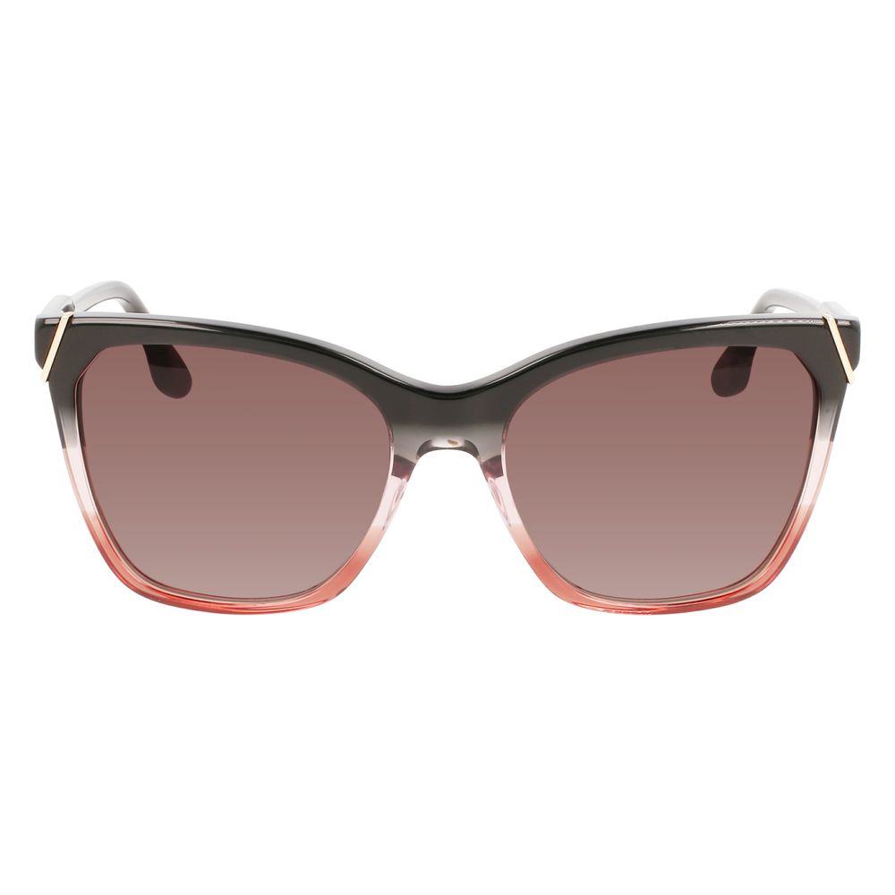 Victoria Beckham Gray Acetate Sunglasses