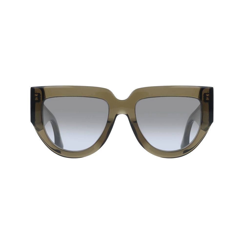 Victoria Beckham Brown Acetate Sunglasses
