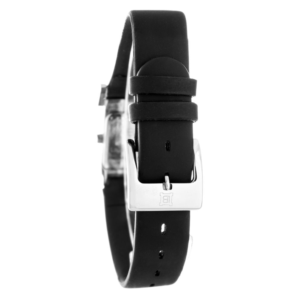 Laura Biagiotti Black Rubber Dress Watch