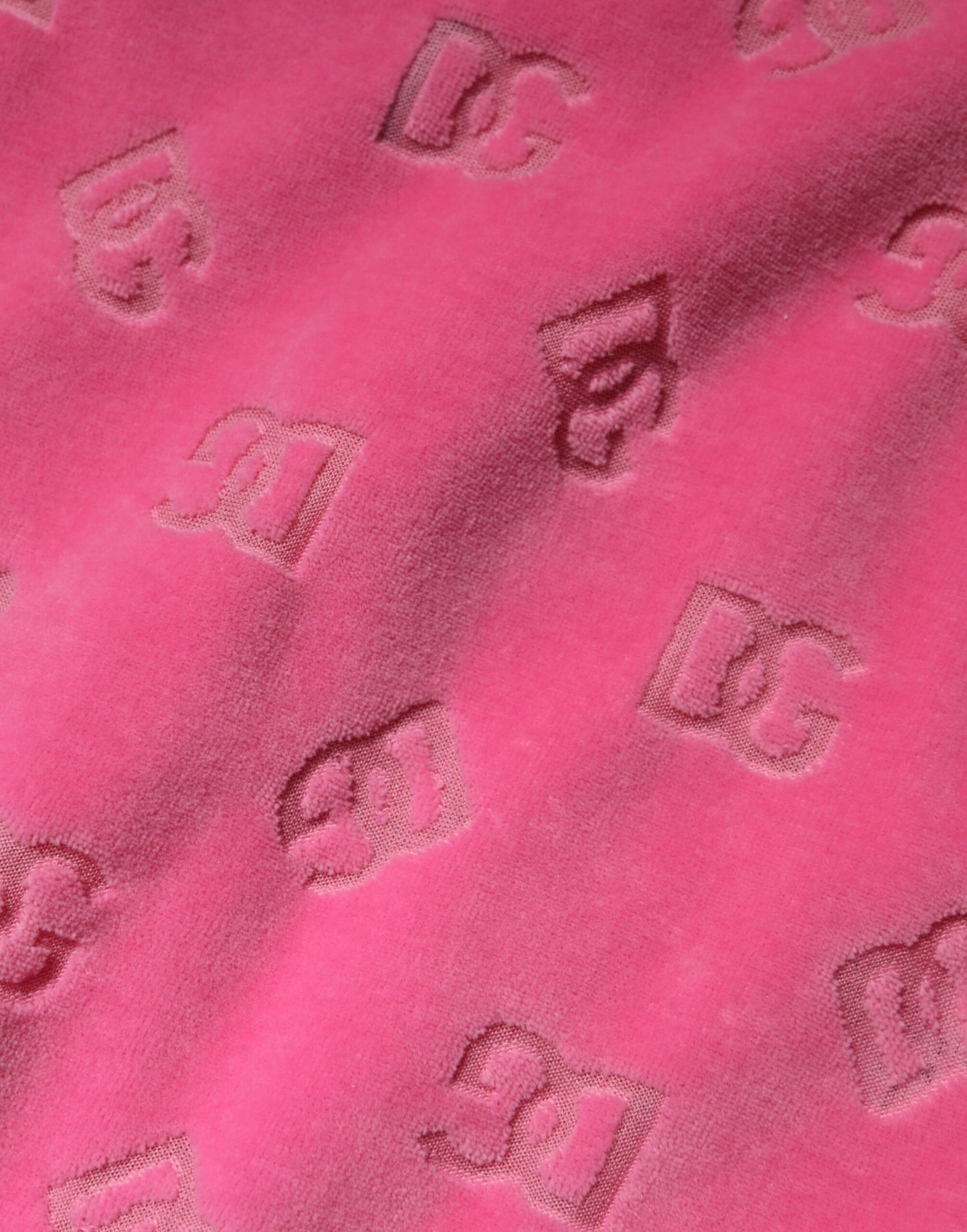 Dolce & Gabbana Pink Logo Monogram Long Sleeve Jumpsuit  Dress