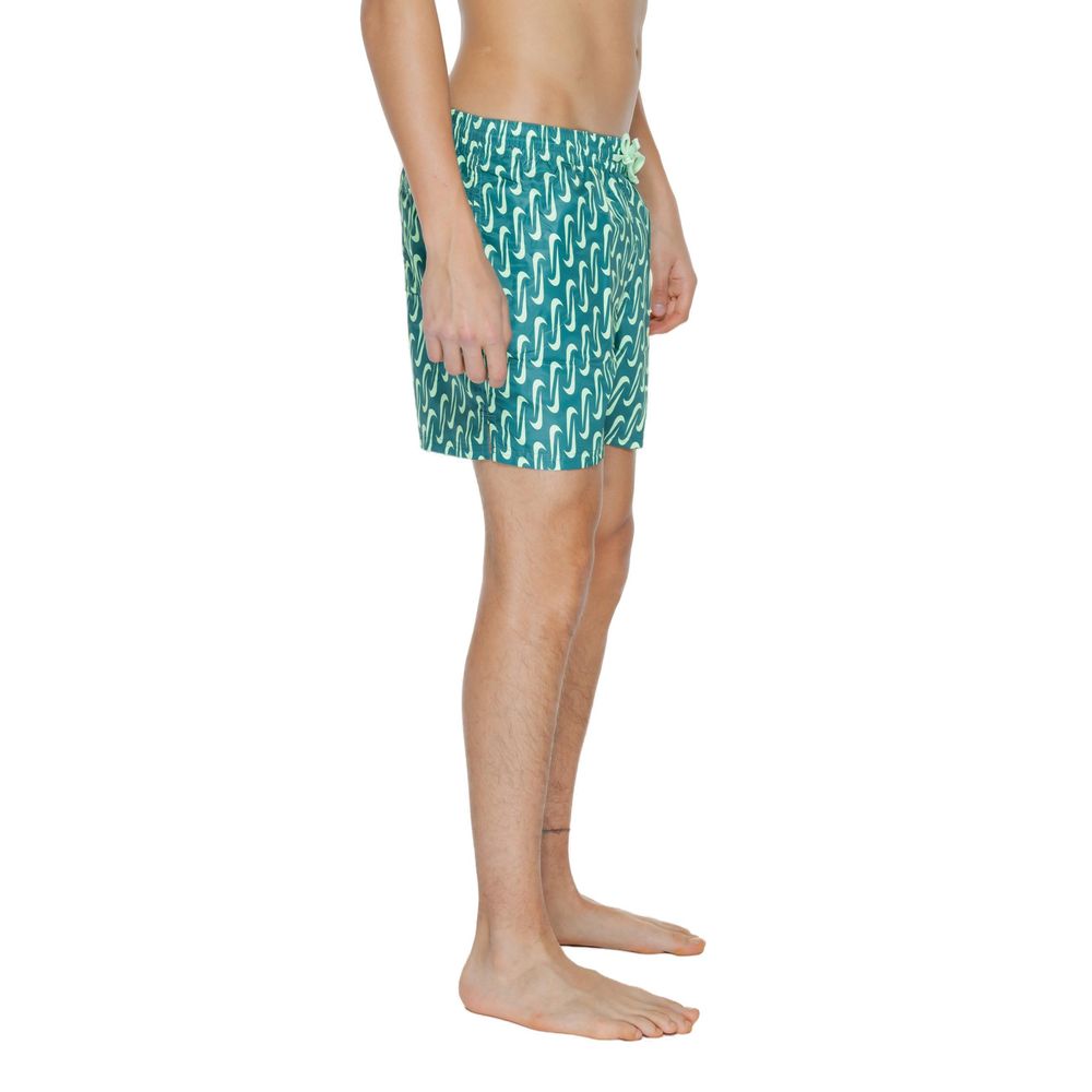 Nike Green Polyester Swim Shorts