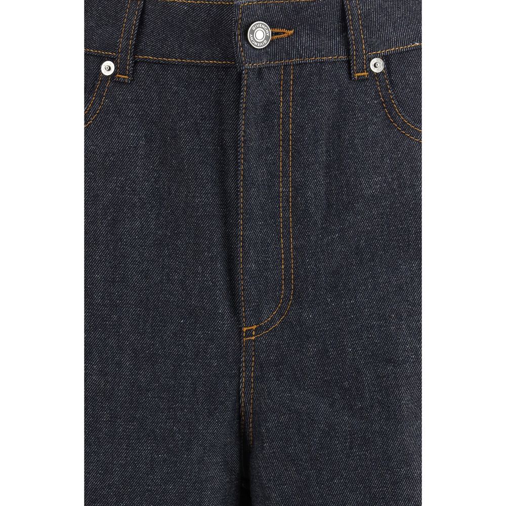 Givenchy Blue Cotton Casual Pants