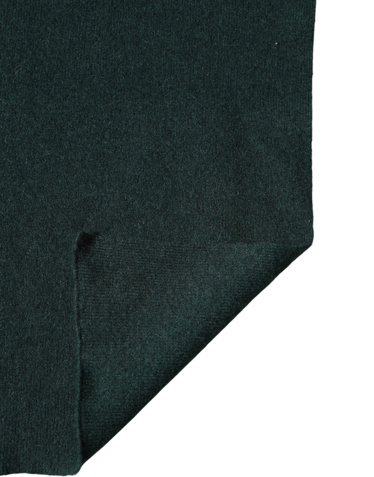 Dolce & Gabbana Green Cashmere Knitted Neck Wrap Shawl Scarf