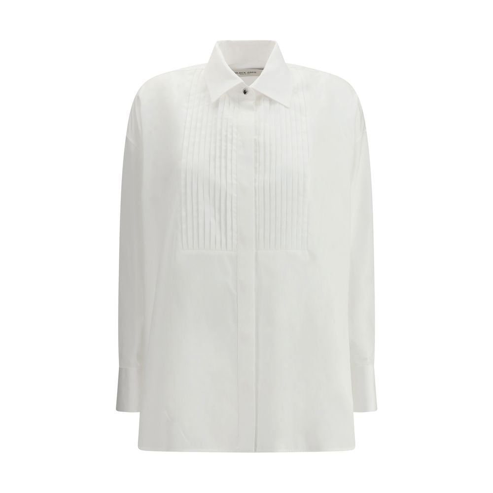 Golden Goose White Cotton Dress Shirt