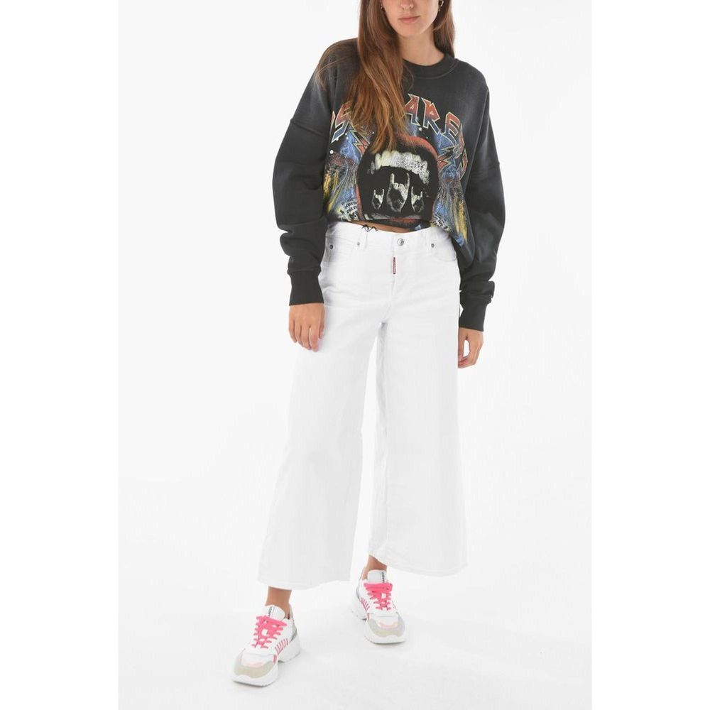 Dsquared² White Cotton Jeans Denim