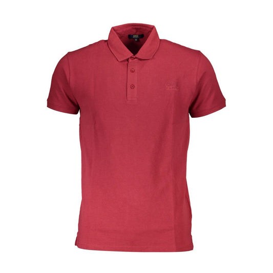 Cavalli Class Multicolor Cotton Polo Shirt