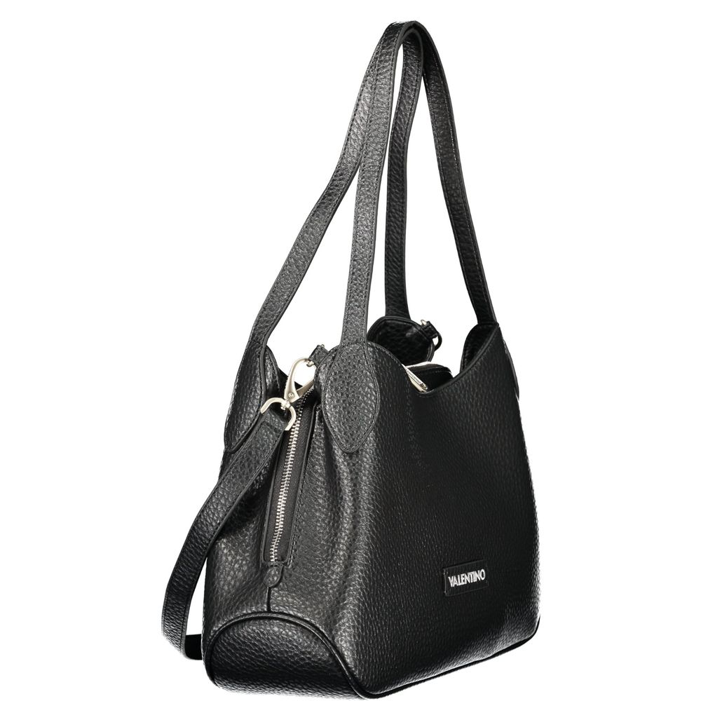 Mario Valentino Black Polyurethane Women Handbag