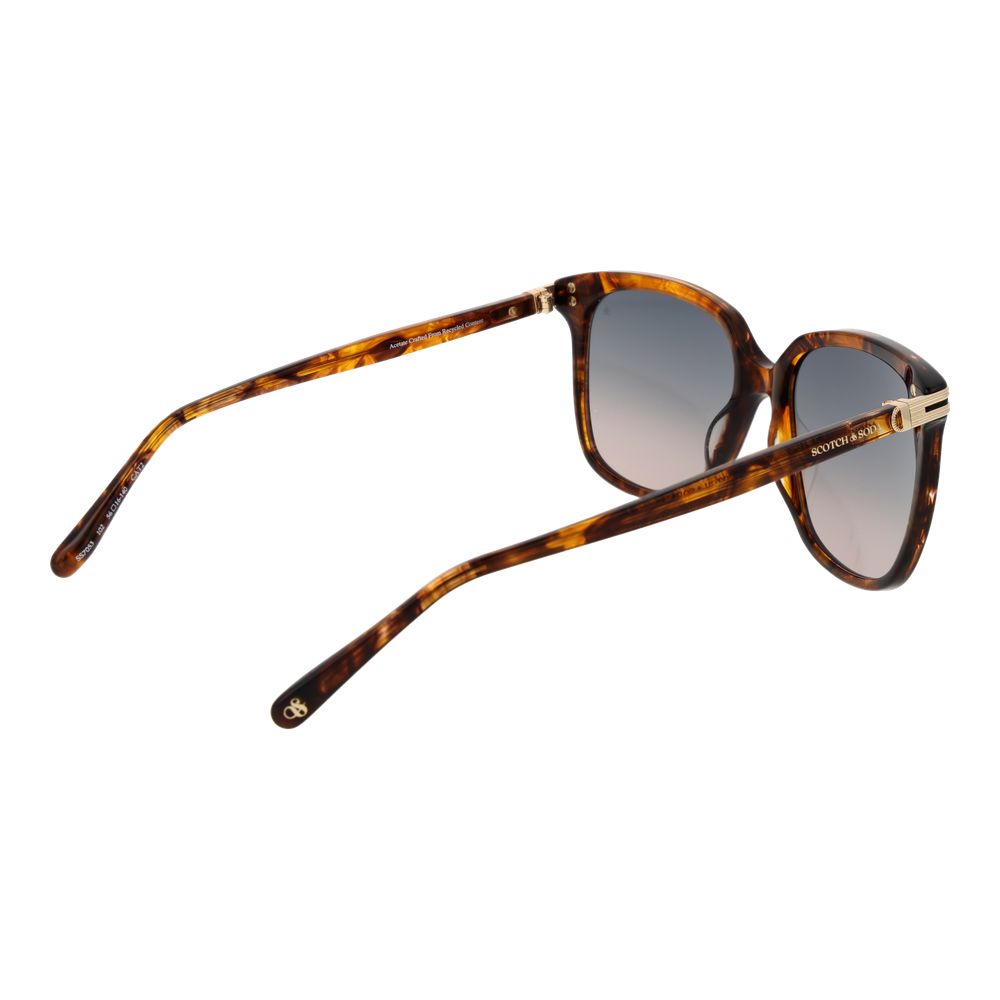 Scotch & Soda Brown Acetate Sunglasses